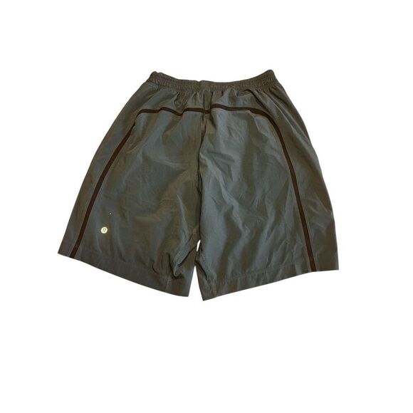 Lululemon 9” Athletic Lined Drawstring Gym Workout Blue Shorts Size M? - Picture 2 of 5